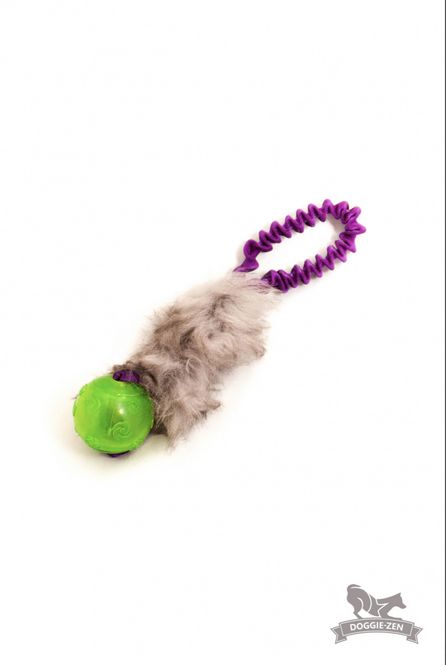 Hovedbilde Elastisk fickkampis fårskinn med KONG Squeezz ...