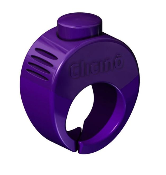 Hovedbilde Clicino klikker ring, Violet